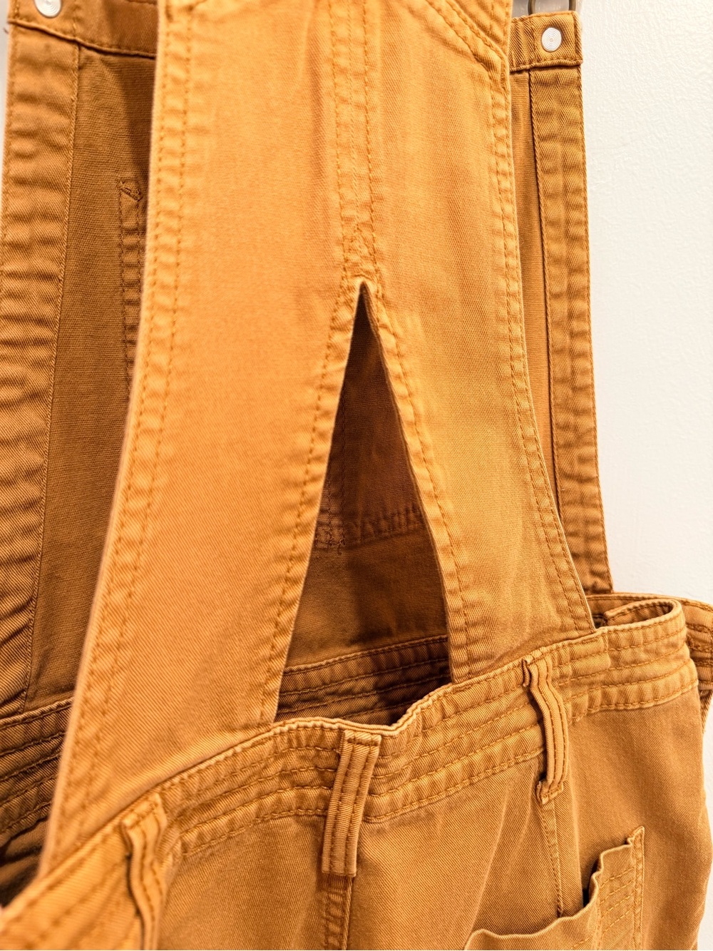 prAna Sancho Shortalls Shorts Overalls Women’s XS Antique Bronze Copper Brown - Picture 9 of 13